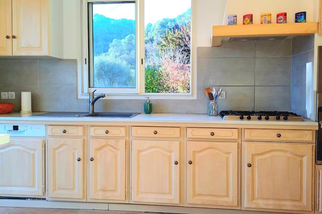Un Brin De Paille Villa Cagnes-sur-Mer Oda fotoğraf