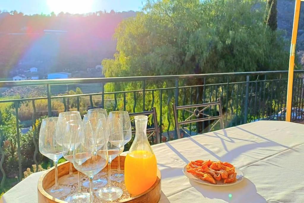 Un Brin De Paille Villa Cagnes-sur-Mer Oda fotoğraf