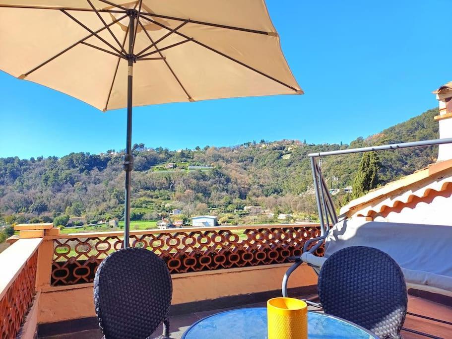 Un Brin De Paille Villa Cagnes-sur-Mer Oda fotoğraf